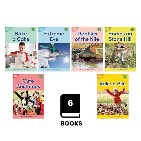 Dandelion World Non-fiction - Split Vowel Spellings (6 books)